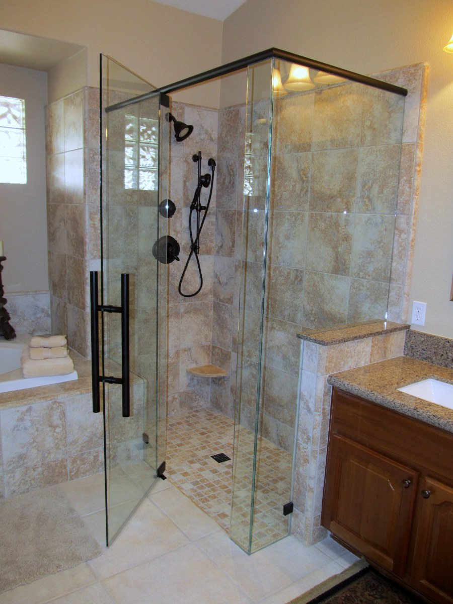 shower doors glass sliding